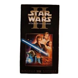 Star Wars II Attack Of The Clones 2002 VHS Ewan McGregor